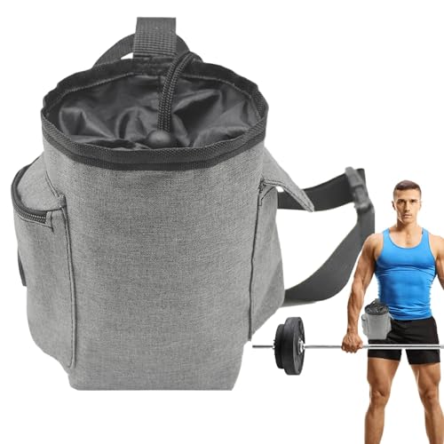 Bolsa de Tiza de Escalada: Bolsa de Tiza, Organizador de Almacenamiento de Tiza | Bolsa de Tiza de Escalada de Roca, Bolsa de Tiza de Gimnasia, Bolsillo y cinturón de Cintura Ajustable con Paquete de