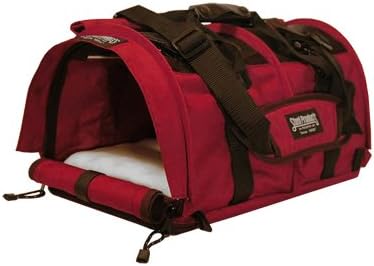 Sturdibag Cat Tote Small Dog Carrier,Airline Approved Pet Travel Tote Crate Kennel Pet Travel Luggage Bordeaux/Burgundy {18"L x 10"W x 10"H}