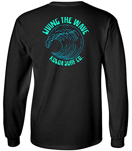 Koloa Surf Mens Surf Break Logo Long Sleeve Cotton Tee in Regular, Big and Tall2