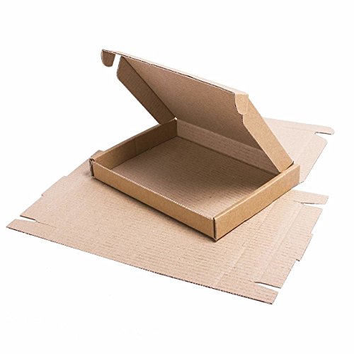 50 x C6 A6 Brown Box 160x115x22mm (6.3x4.5X 0.8") RM Large Letter Cardboard Shipping Mailing Boxes