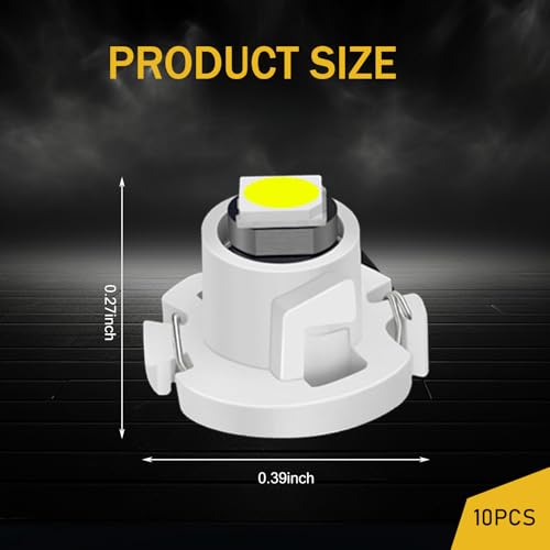 Pack de 10 luces LED T4.2 para tablero de auto miniatura 2