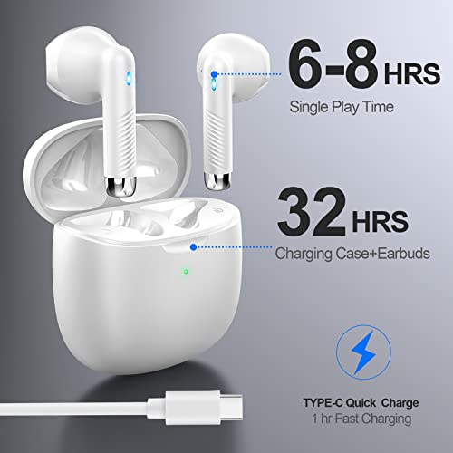 Kuizil Bluetooth 5.3 Kopfhörer, In Ear Kopfhörer Kabellos mit Mini Ladekoffer, LED Digitalanzeige, In Ear Ohrhörer mit… - Image 4