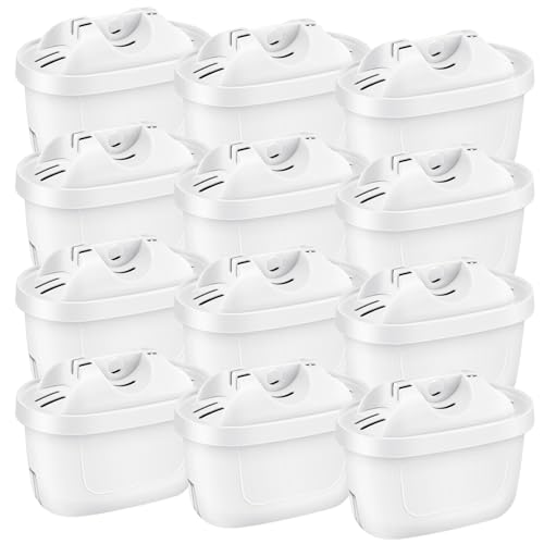 12-pakietowe wkłady filtra wody do Brita Kompatybilne z Brita Maxtra+, do Style, Mavea, Elemaris XL zbiornik na wodę