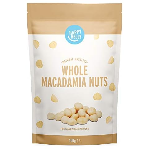 Amazon-Marke: Happy Belly Macadamianüsse, 1 x 100g Cover