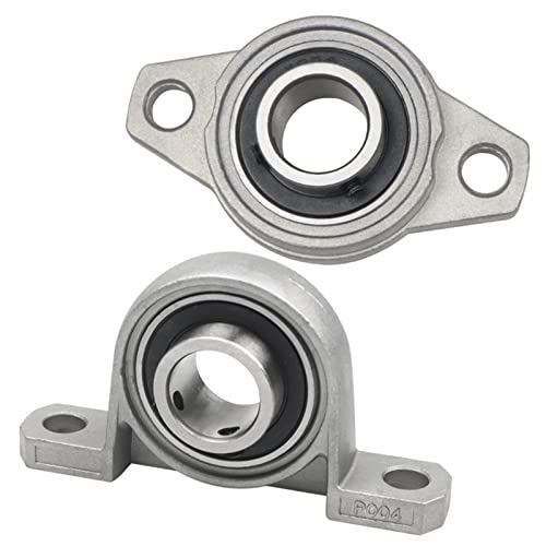Rodamiento de bolas KP001 con soporte de brida de zinc de 12mm 3