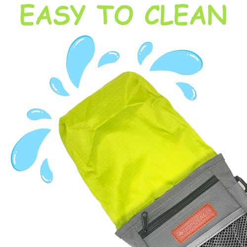 TRIPOLACO Leckerlitasche für Hunde - Großer Leckerlibeutel für Hunde mit Mehreren Taschen, Kotbeutelspender & Handyfach, 3 Tragevarianten - Idealer Futterbeutel Hundetraining & Spaziergänge