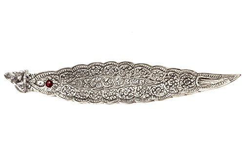 Meditating Buddha Incense Burner - Aluminum Leaf Incense Holder - For Incense Sticks, Incense Cones #TOP2