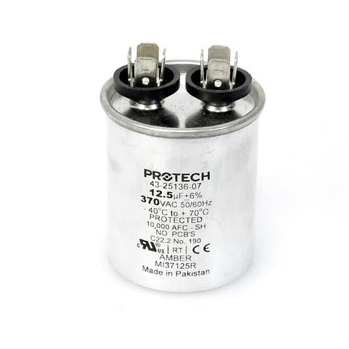 43-101665-56 -Rheem OEM Round Replacement Dual Run Capacitor 12.5 