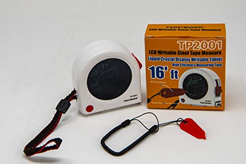 Cinta Métrica Tekpower TP2001 16 ft con Bloc LCD miniatura 7