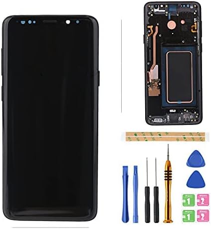 AMOLED - Pantalla LCD digitalizador táctil de repuesto para Samsung Galaxy S9 Plus G965 G965U G965W G9650 SM-G965F SM-G9650DS SM-G965FDS 6.22