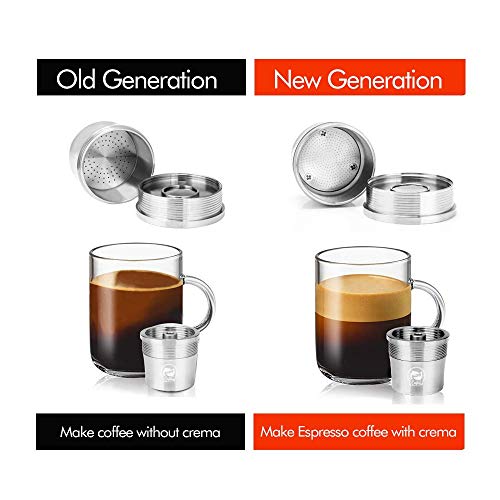 I Cafilas Capsule di caffè ricaricabili in acciaio...