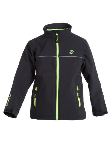 Ultrakidz Softshelljacke Lollipop - Soft Shell para niño, Color Negro, Talla DE: 110/116 (5 Jahre)