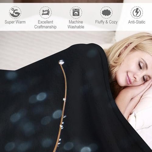 Couverture escargots douce en flanelle supérieure, plaid de lit élégant