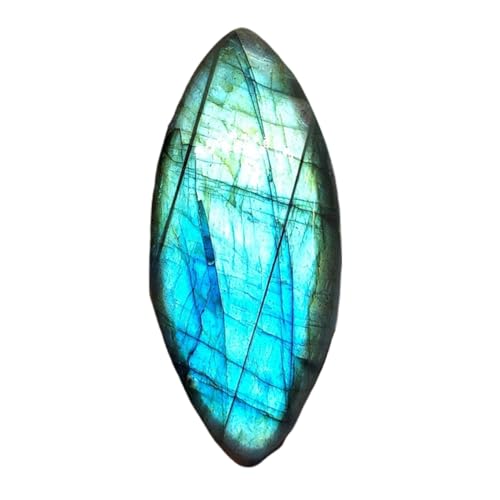 Labradorite naturelle taillée en marquise pour remplacer vos pierres ternes