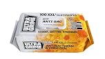 UltraGrime PRO Antibacterial Wet Wipes - Heavy-Duty Cleaning Cloths, Hand Wipes, Kitchen, Toilet, Floor & Surface Cleaning - Tough on Viruses Extra Large Virucidal Multi-Purpose Wipes (Pack of 100)