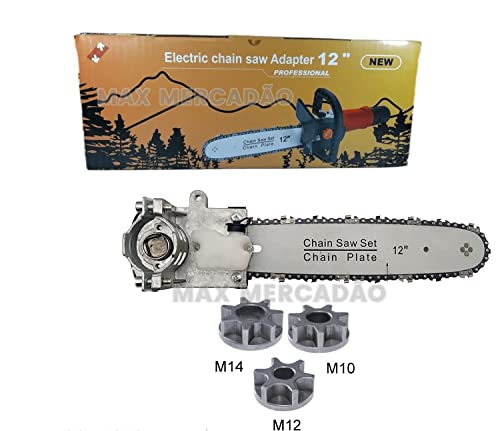 Adaptador Motosserra Para Esmerilhadeira 4 1/2 Com 3 Engrenagens