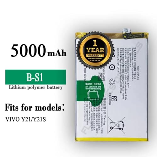 Image of B-S1 Battery for Vivo Y31s 5G / Y21 / Y21S Battery with 1 Year Warranty**** (P334)