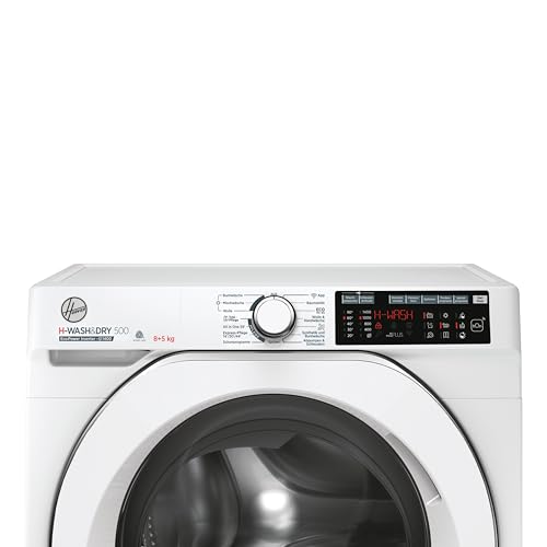 Hoover H-WASH&DRY 500 HDQ 485AMC-84 Waschtrockner / 8 kg Waschen, 5 kg Trocknen/BPM - Inverter Motor/Power Care System/ActiveSteam/Wi-Fi & Bluetooth