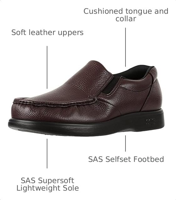 Image of SAS Side Gore Slip On Comfort Loafer