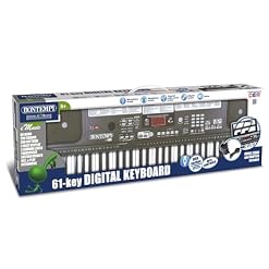 Bontempi 6110-Clavier numérique 61 Touches Moyennes DO, 16 6110, Noir, 70 x 23 x 7 cm - Les Beatles, Paul McCartney, John Lennon, RIngo Starr, George Harrison Bontempi 6110-Clavier numérique 61 Touches Moyennes DO, 16 6110, Noir, 70 x 23 x 7 cm – Image 4