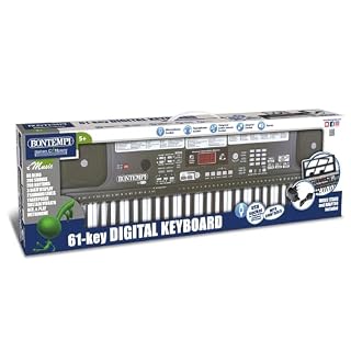 Bontempi 6110-Clavier numérique 61 Touches Moyennes DO, 16 6110, Noir, 70 x 23 x 7 cm - Les Beatles, Paul McCartney, John Lennon, RIngo Starr, George Harrison Bontempi 6110-Clavier numérique 61 Touches Moyennes DO, 16 6110, Noir, 70 x 23 x 7 cm – Image 4