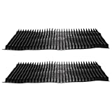 Holibanna 2pcs Chicken Nesting Box Mats 24-Hole Egg Protective Pads Washable Plastic Bedding Liners for Laying