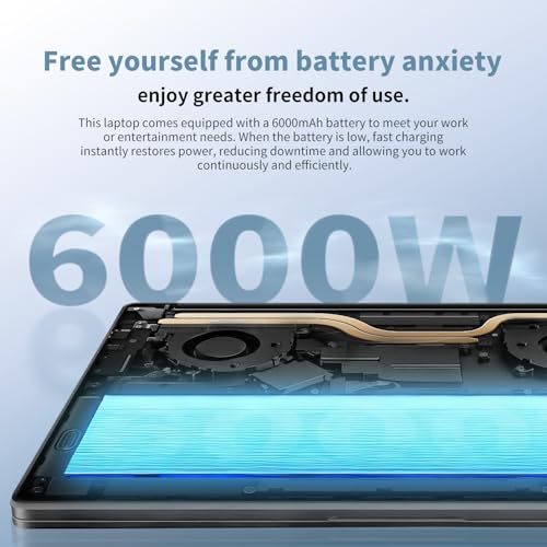 Image of MOONFISH 2026 Gaming Laptop Computer Window 11 Pro, 15.6 Inch Lap Top PC 16GB RAM 1TB SSD, 13th Gen N150 Processor(up to 3.6GHz), Backlit Keyboard, Office 365, Business, Work, Student, School