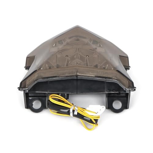 Luz Trasera Universal Moto con intermitentes LED y mica blanca 2