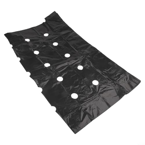 Trayne Pellicola per piante, copertura perforata del terreno del pacciame del PE per l'orto, applicazioni di piantagione di Ow con benefici visivi e funzionali immediati, 10 m x 0,95 m (10 m x 1,35 m)