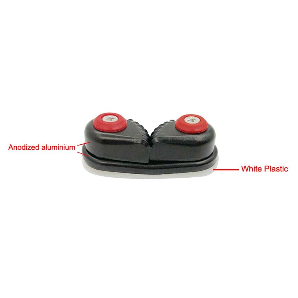 2 Pièces En Aluminium Roulement à Billes Bateau Taquet de Came Kayak Ancre Taquet de Came 15mm Ligne