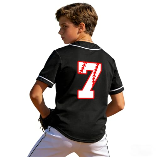 Image of Yuji Itadori Kids Baseball Birthday Shirt 7th 8th 9th 10th Year Old Toddler Boys Girls Shirts Birthday Clothes