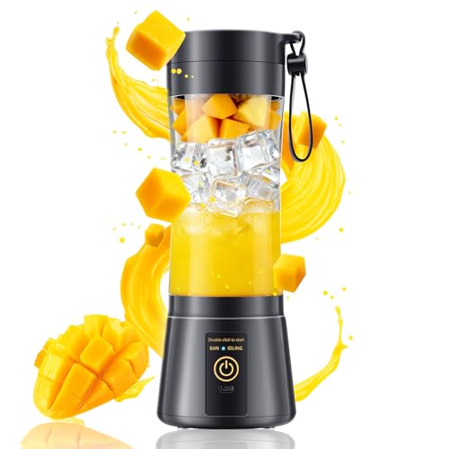 Cordless Personal Size Portable Blender - 380Ml Blender Smoothies and