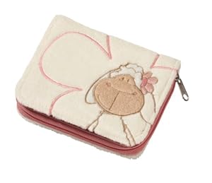 NICI Jolly Rosa Plüsch Geldbörse