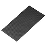 QUARKZMAN 3K Kohlefaserplatte Kohlefaserplatten Blätter 100 x 250 x 2.5mm Kohlefaserplatte Glänzende Laminat Glatte Gewebestruktur Flexible Platten Für RC Flugzeug Modellauto Autoteile