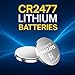 Philips CR2477 3v Lithium Battery 5-Pack, CR 2477 Battery | 10 Year Shelf Life | Leak-Proof Design | Ideal for Sensors, Industrial Use, Car Key Fobs, Fitness Trackers, Monitors, Medical Devices.
