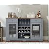 56 Buffet Cabinet Wine Bar Cabinets with Storage Modern Farmhouse Sideboard with 2 DrawersCoffee Bar for Kitchen Living Room Dining Room 564615553574