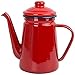 Danai, Cafetera 1,1 L, Tetera para Acampar, Jarra para El Hogar, Tetera Vintage Esmaltada, Cafetera para Acampar, Cafetera Esmaltada, Utensilios De Cocina Esmaltados