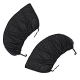 Yctze Premium-Auto-Sonnenschutz-Netzvorhang – Schwarzes Mesh-Moskitonetz für Seitenfenster – Sonnenschutzabdeckung und Insektenschutz – – Perfekt für Alle Fahrzeugtypen (Hinteren)