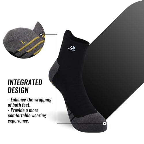 Waterproof Socks,3 Layer Hiking Windproof Breathable,Ankel Socks,Unisex4