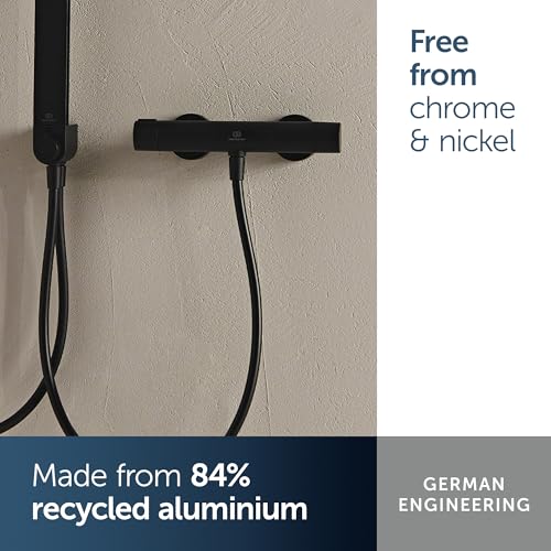 Ideal Standard Ceratherm Alu+ Exposed Shower Mixer, Made from 100% Recycled Aluminum, Water- and Energy-Saving - Image 3