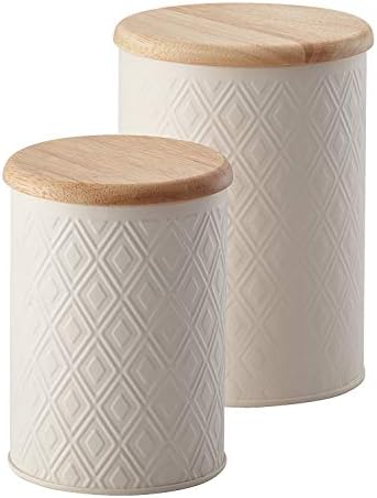 Ayesha Curry Pantryware Food Storage Container / Food Storage Jar - 2 Piece, White