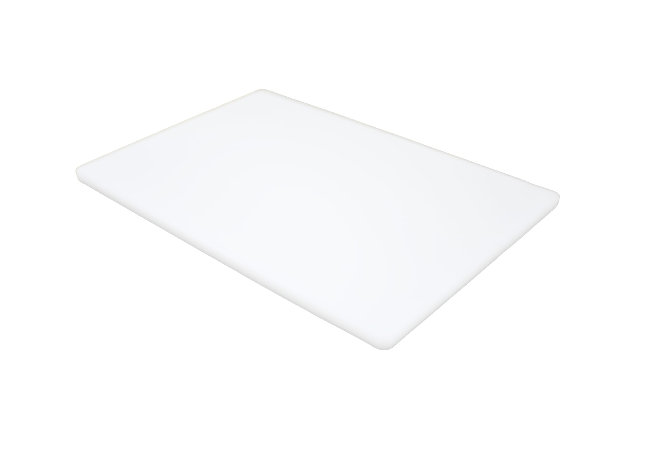 METRO Professional Tabla de cortar blanca de polietileno de alta densidad (HDPE), 60 x 40 cm, higiénica y duradera, para cocina profesional