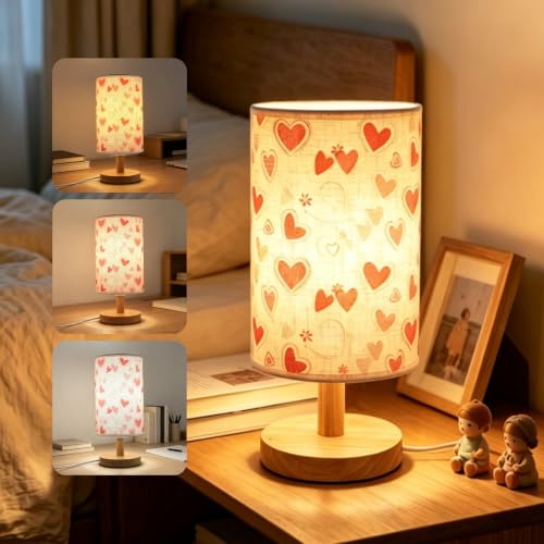 Heart Shaped Kids LED Table Lamp