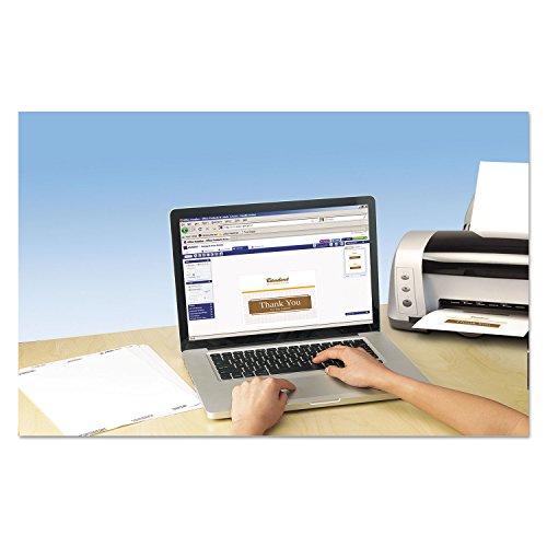 Avery 8315 Inkjet Cards W/Envelopes, 4-1/4-Inch X5-1/2-Inch, 60/Bx, Matte We #TOP3