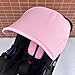 AICTIMO Stroller Replacement Accessories Canopy, Protection Shield, Textile Sun Shade Compatible with Doona Car Seat & Stroller (Light Pink)