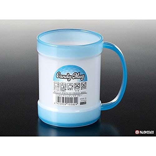 Amazon.co.jp: マグカップ プラスチック製 満量300ml ブルー