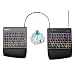 KINESIS Gaming Freestyle Edge RGB Split Mechanical Keyboard (MX Blue)