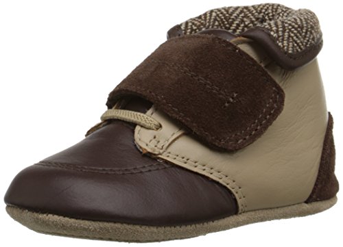 Robeez Harrison Mini Shoe (Infant), Brown, 9-12 Months M US Infant