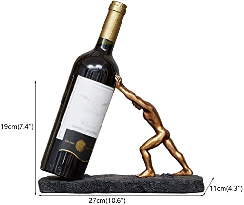 Soporte Para Botella De Vino 27x11x19cm Resina miniatura 2