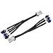A-Team Performance LSX Ignition Coil Harness Pair 12" 4 Plugs Relocation Compatible with LS LS1 LS2 LS3 LS6 LQ4 LM7 4.8L 5.3L 5.7L 6.0L